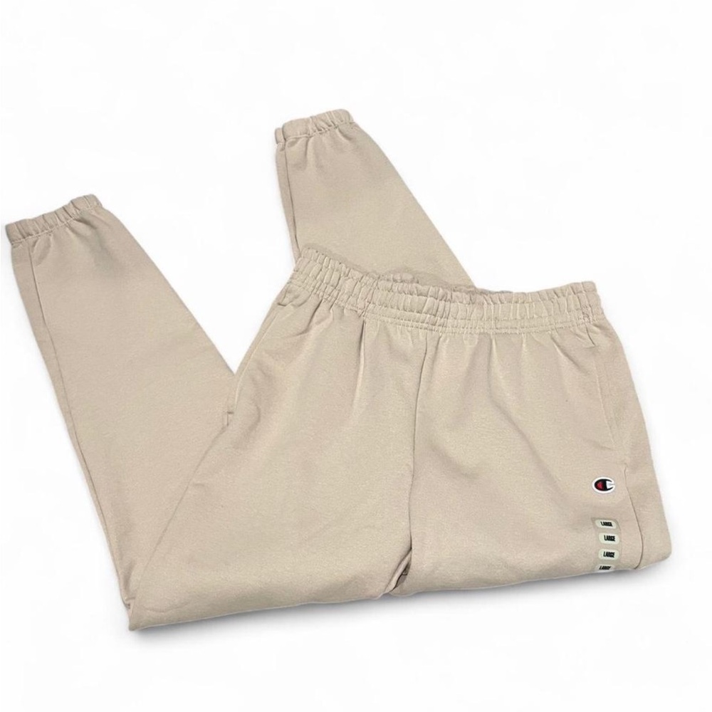 NWT Champion Light Beige Joggers Large